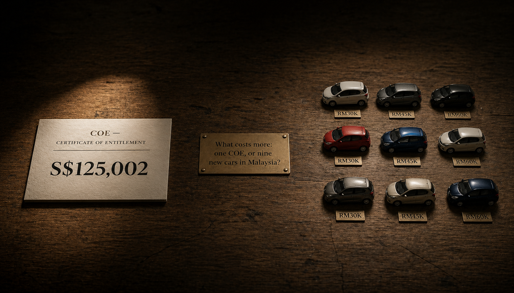 The Certificate of Entitlement: S$125,002 for a piece of paper — or the equivalent of nine new cars in Malaysia
